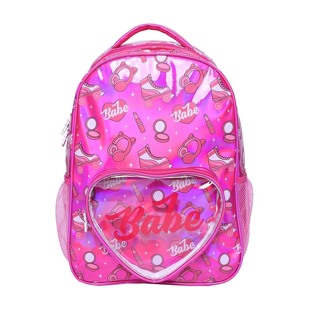 Mochila Infantil Holográfica Yins Babe 17" - ItemVariado