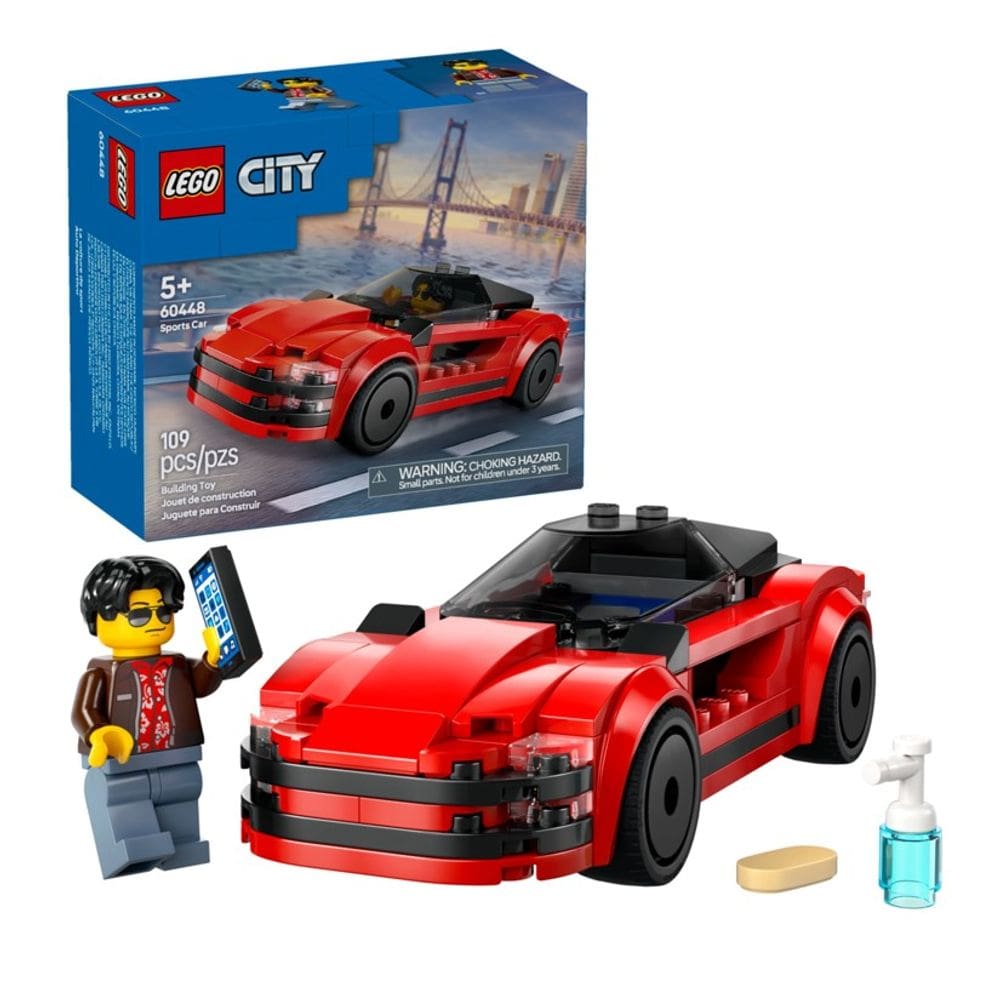 Lego City Carro Esportivo Vermelho 60448
