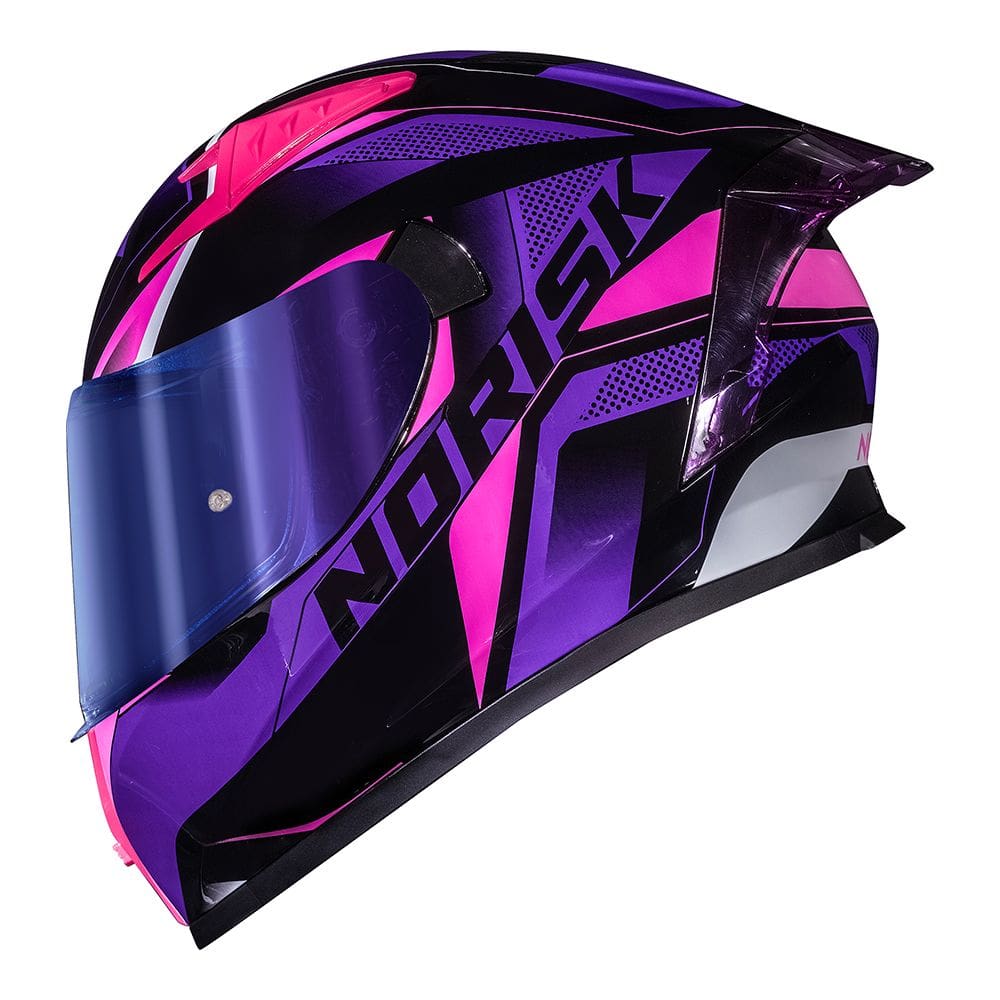 Capacete Norisk Flow Pulse Rosa e Roxo