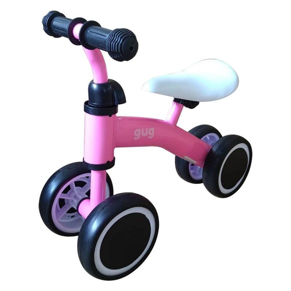 Bicicleta de Equilibrio - 4 Rodas Rosa SHINY TOYS