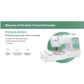 Brother Bordado PE 560- AUTOVOLT- 24 M DE GARANTIA