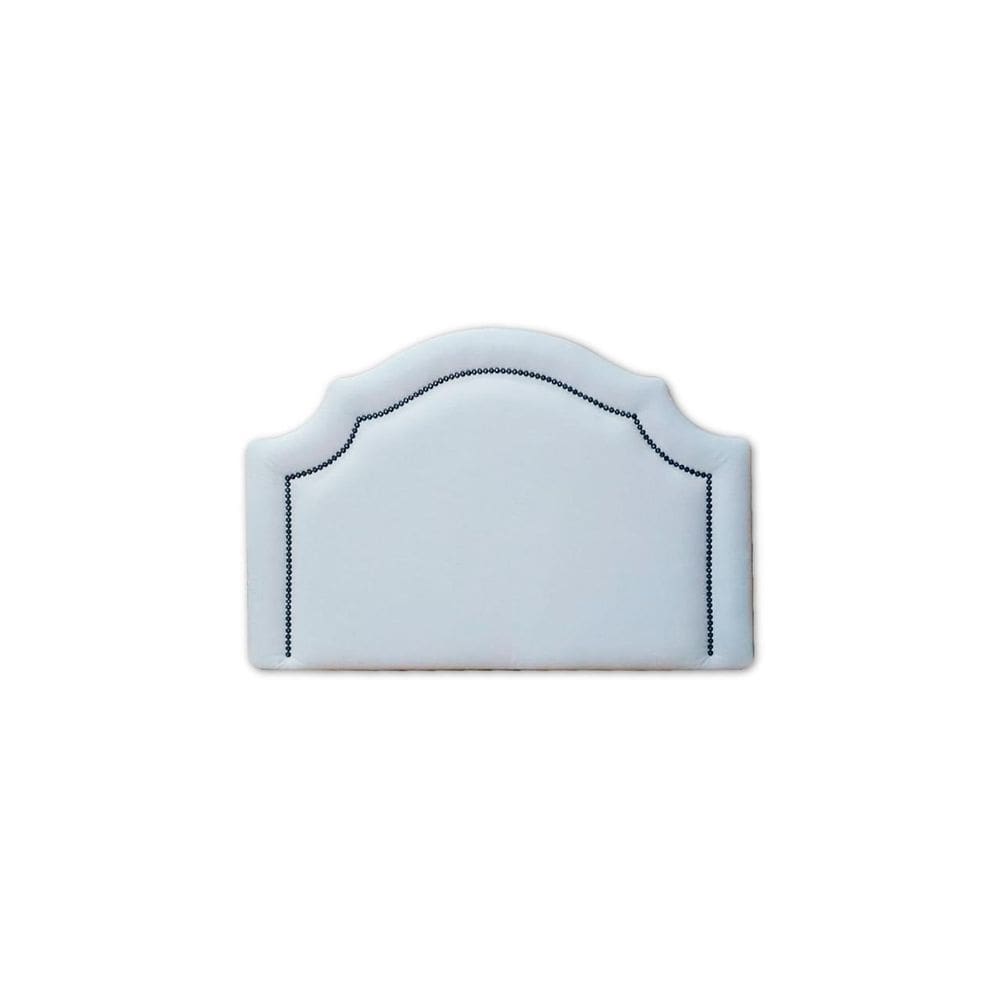 Kit Cabeceira Solteiro Provençal Luxo Courino Branco - 2 Un