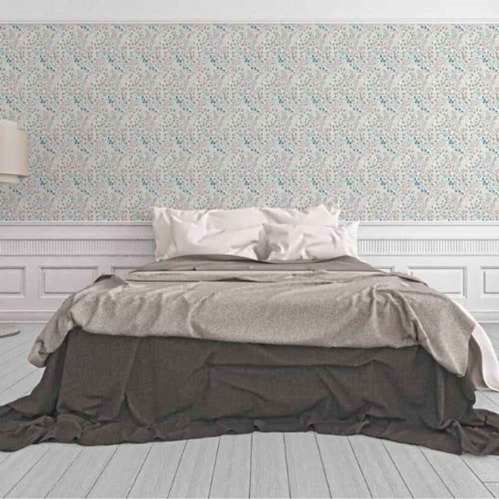 Papel De Parede Attractive 2 Floral Colorido 388472