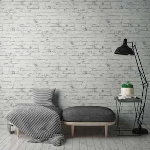 Papel De Parede Attractive 2 Tijolo Branco 907837