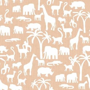 Papel De Parede Minime Infantil Laranja 17131