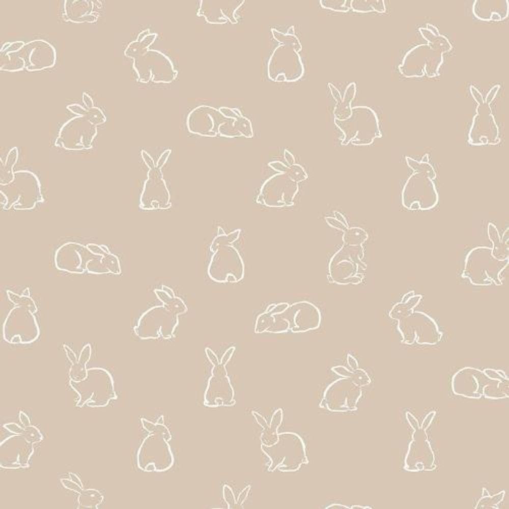 Papel De Parede Minime Infantil Bege 17147