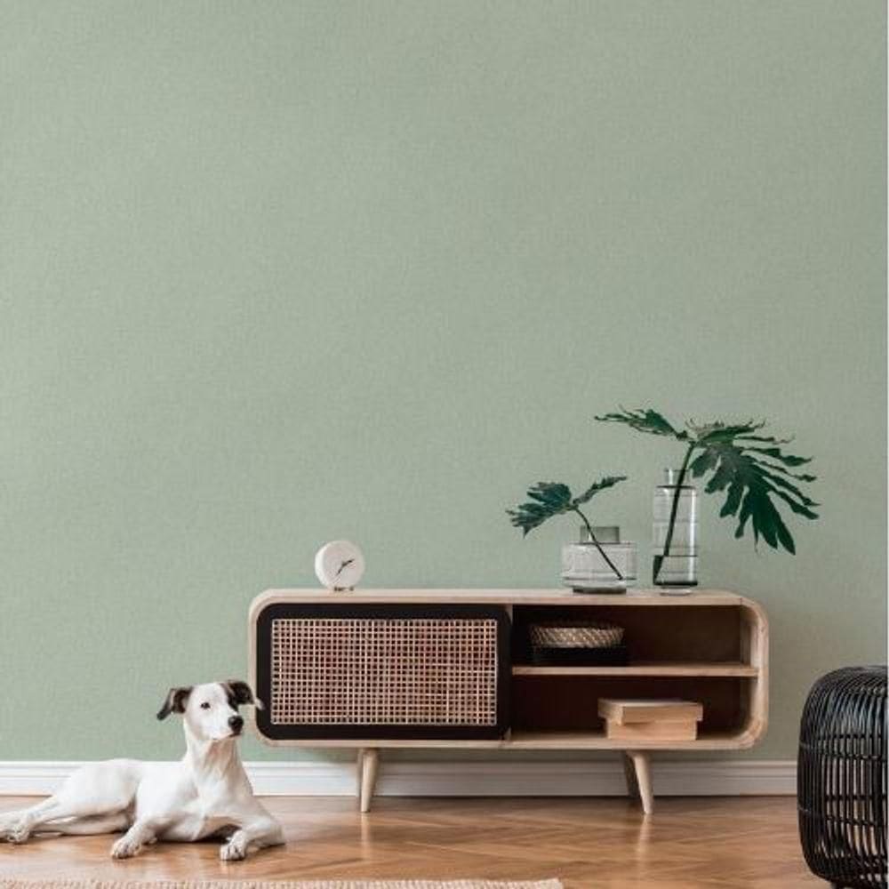 Papel De Parede Famous Garden Listrado Verde 393536