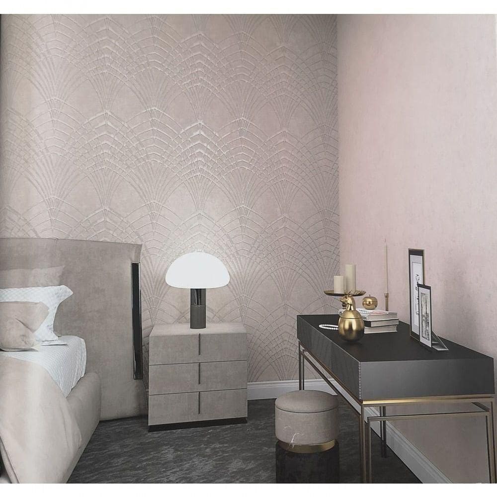 Papel De Parede Modernista Aspecto Têxtil 32221 Tam 5m²