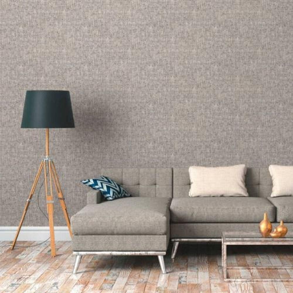 Papel De Parede Attractive 2 Aspecto Têxtil Bege 354419