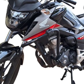 Protetor de Motor e Carenagem Coyote Com Pedaleiras Preto - CG 160 Titan / Fan / Start ano 2025 em Diante - Honda