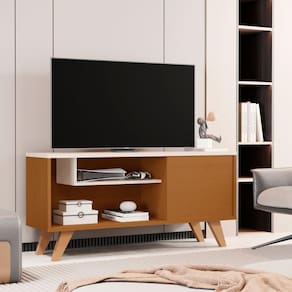 Bancada TVs 60 Polegadas Redwood Nature Off White