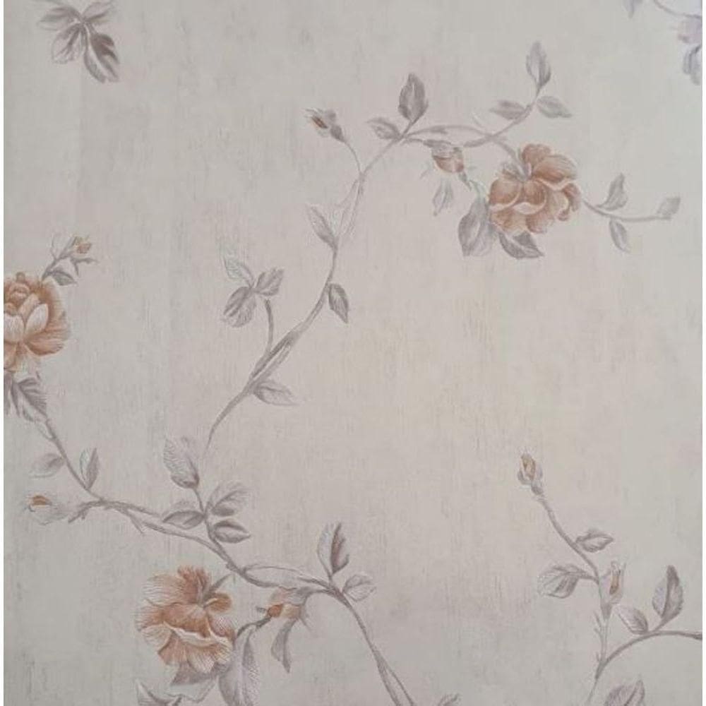 Papel De Parede Classic Designs Floral Bege H2890702