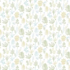 Papel De Parede Mondo Baby Little Plants 13006 - Rolo 10m X 0,53m