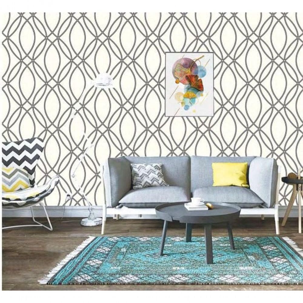 Papel De Parede Geometric Rosácea Mg881304r Tam. 10m² Papel De Parede Geometric Rosácea Mg881304r