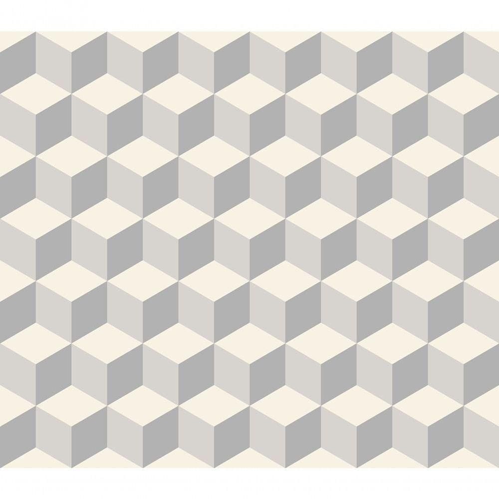Papel De Parede Oba Geométrico 3d Ob71202r Tam. 4m² Papel De Parede Oba Geométrico 3d Ob71202r