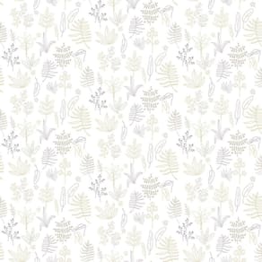 Papel De Parede Mondo Baby Little Plants 13004 - Rolo 10m X 0,53m
