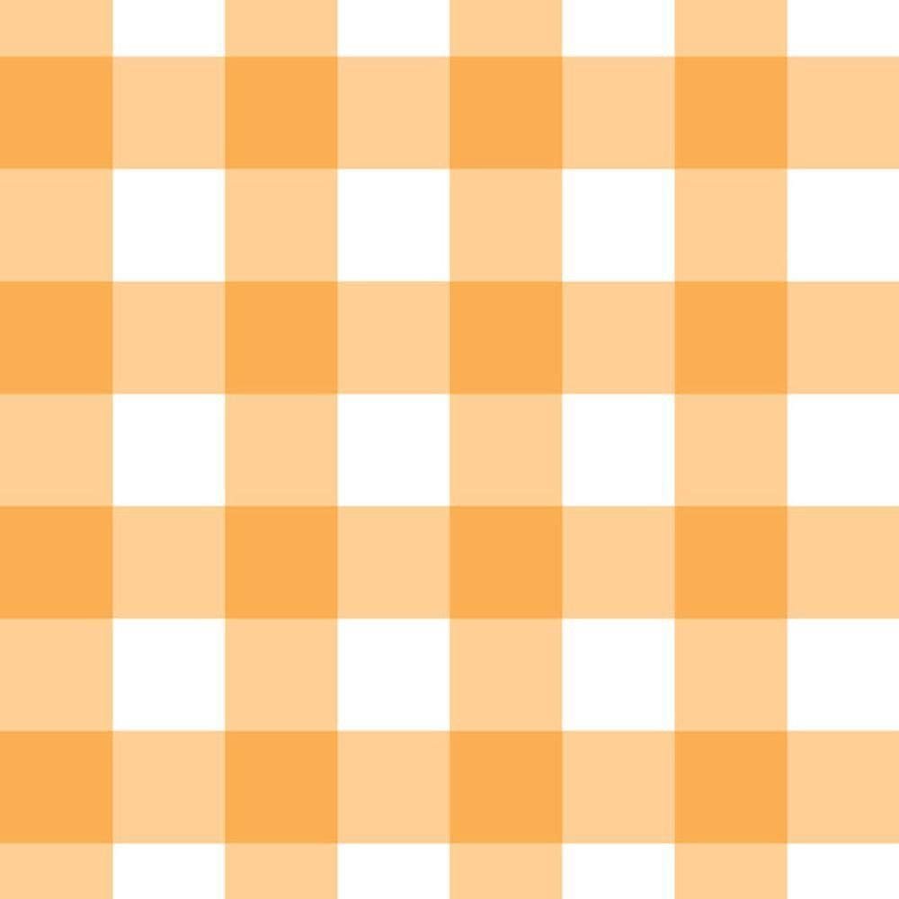 Papel De Parede Doce Estilo Xadrez Amarelo 82076