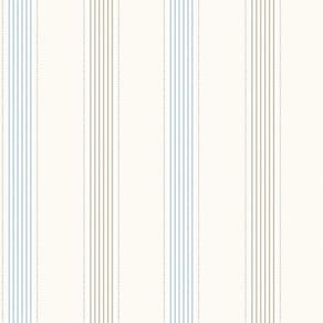 Papel De Parede Fofura Baby Listrado Azul E Bege Ff4053
