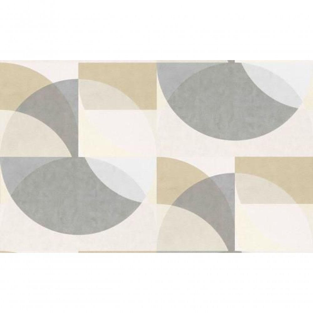 Papel De Parede Raízes Círculos 1015002 Tam. 4m² Papel De Parede Raízes Círculos 1015002
