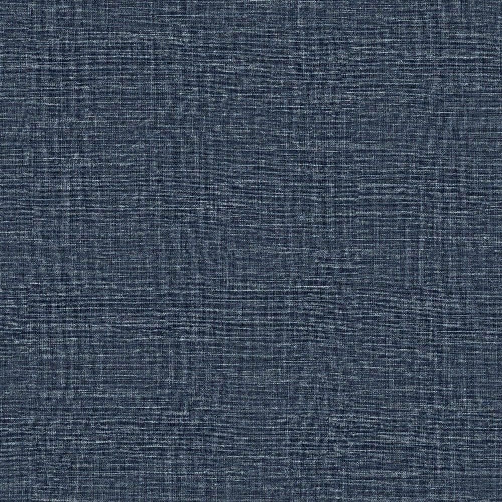 Papel De Parede Criativo Aspecto Têxtil Azul Cr333005r