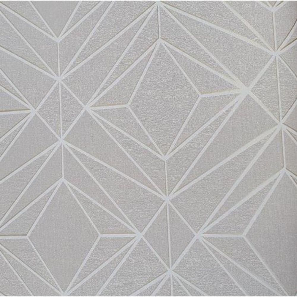 Papel De Parede Neo Geometric Geométrico Bege Ng1913