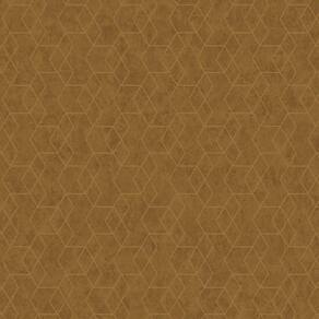 Papel De Parede Essencial Geométrico Dourado Ess1052