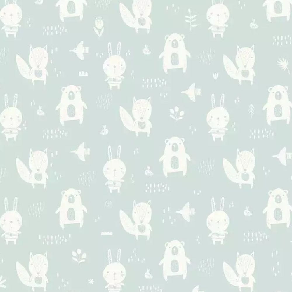 Papel De Parede Hf Petit Infantil Azul 91304