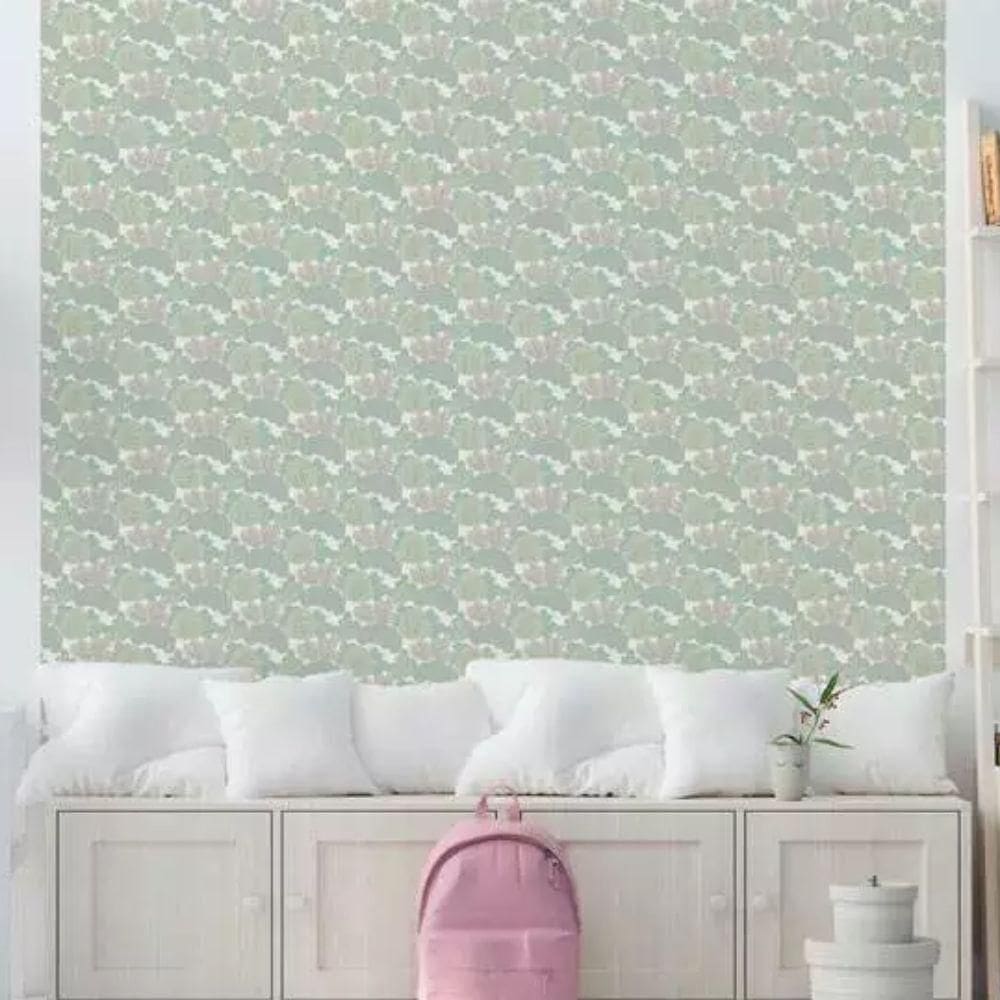 Papel De Parede Hf Petit Infantil Verde 96814