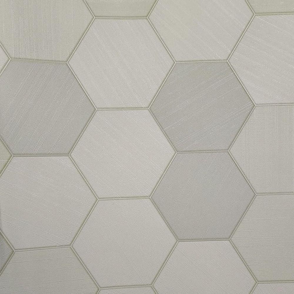 Papel De Parede Metropolis 3 Geométrico Cinza Mt300102r