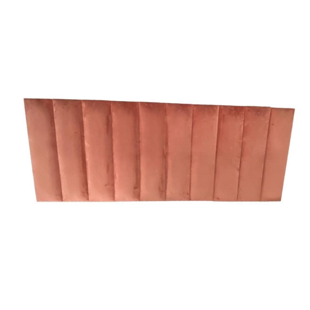 Cabeceira Modulada Suede Rose 10 Módulos 20X60