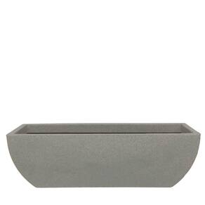 Vaso Floreira Malta Fosco 80x25cm Granito Pedra
