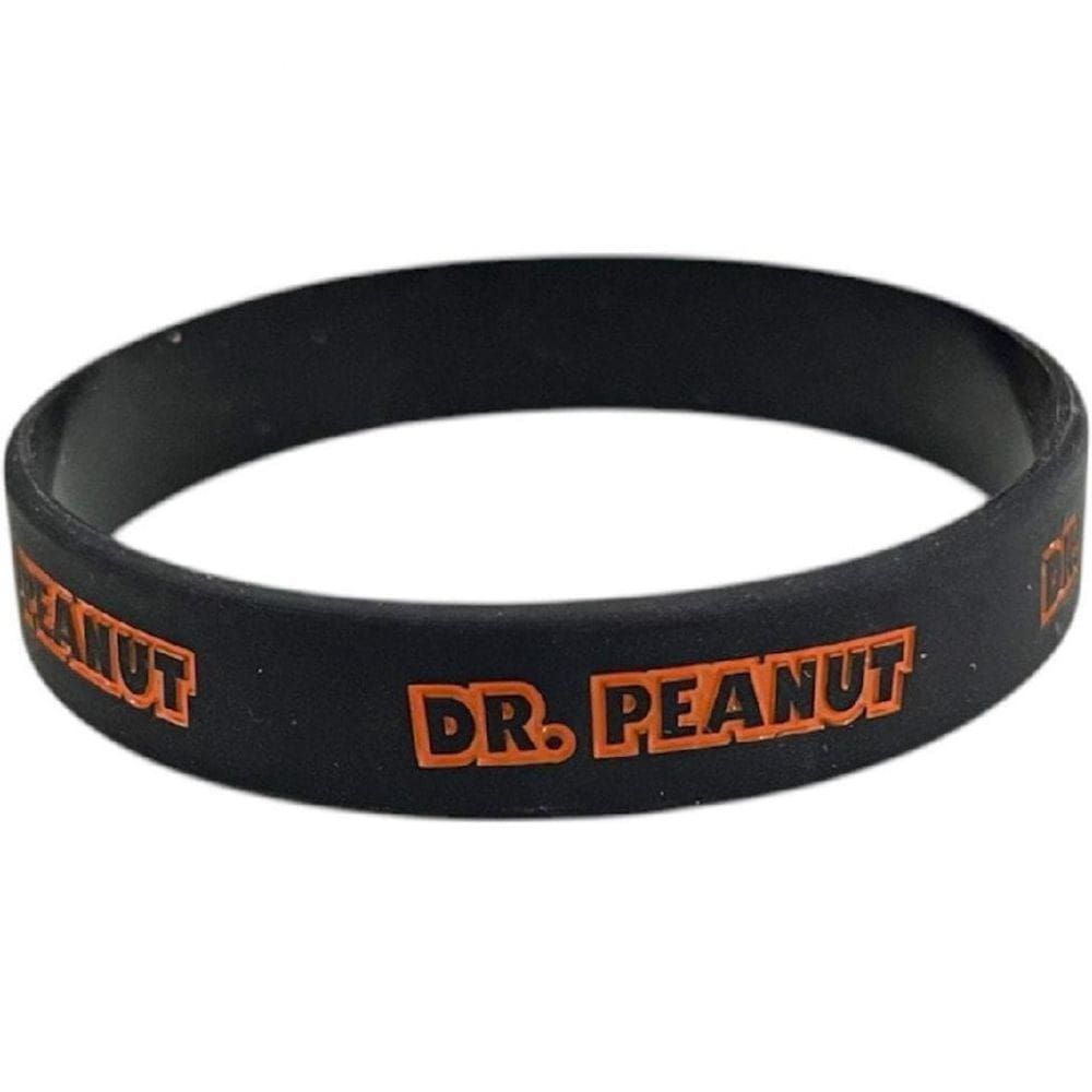 Pulseira De Silicone Dr Peanut - Cor: Preta