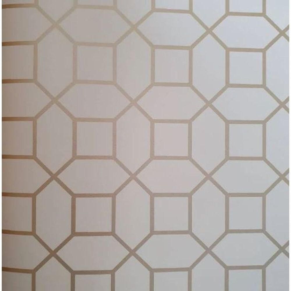 Papel De Parede Neo Geometric Geométrico Bege Ng1974