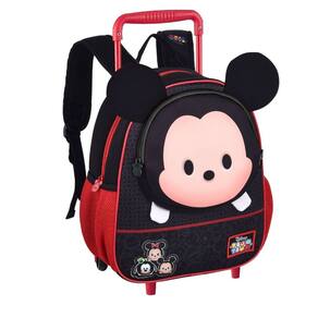 Mochila de Rodinha Creche Tsum Tsum Do Mickey Mouse