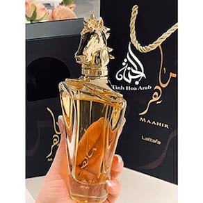 Perfume Lattafa Maahir Eau de Parfum Spray para Unissex 100m