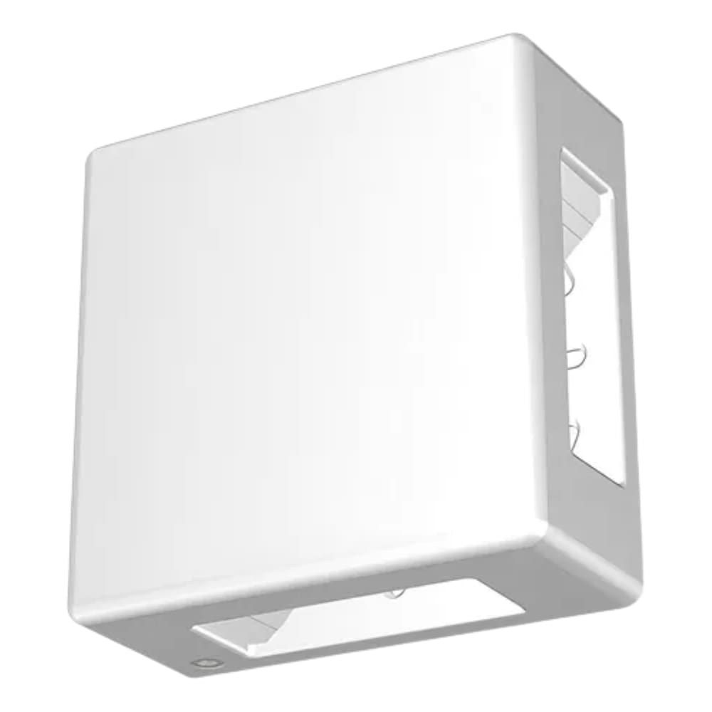 Luminária Arandela LED 4 Focos Preta ou Branca Kian IP65 6w Luz Amarela 3000K
