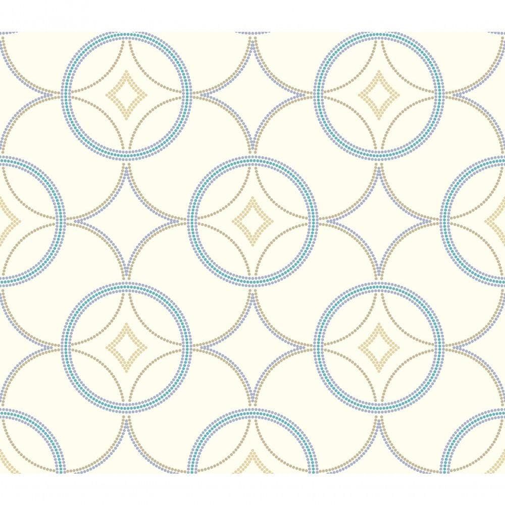 Papel De Parede Oba Círculos Ob71501r Tam. 4m² Papel De Parede Oba Círculos Ob71501r