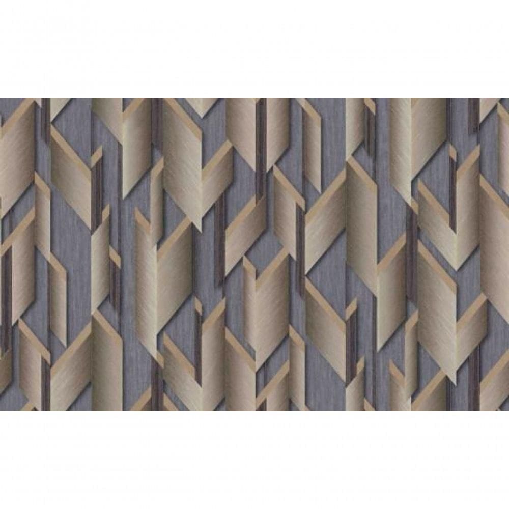 Papel De Parede Raízes Geométrico 3d 1014530 Tam. 4m² Papel De Parede Raízes Geométrico 3d 1014530