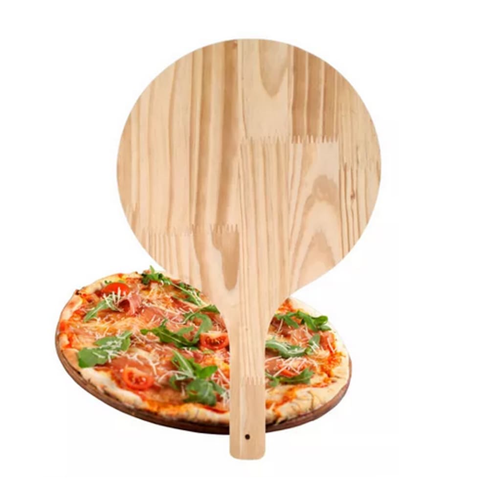 Tabua de Pizza em madeira 44Cm X  34Cm