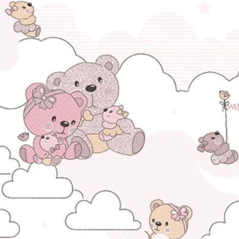 Papel De Parede Yoyo Ii Infantil Bege Yy204801r