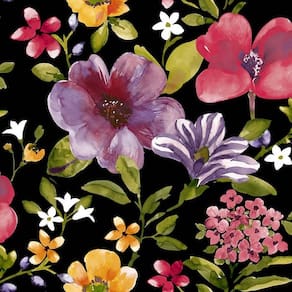 Papel De Parede Poppi Florido Pz18926 Tam. 4m² Papel De Parede Poppi Florido Pz18926