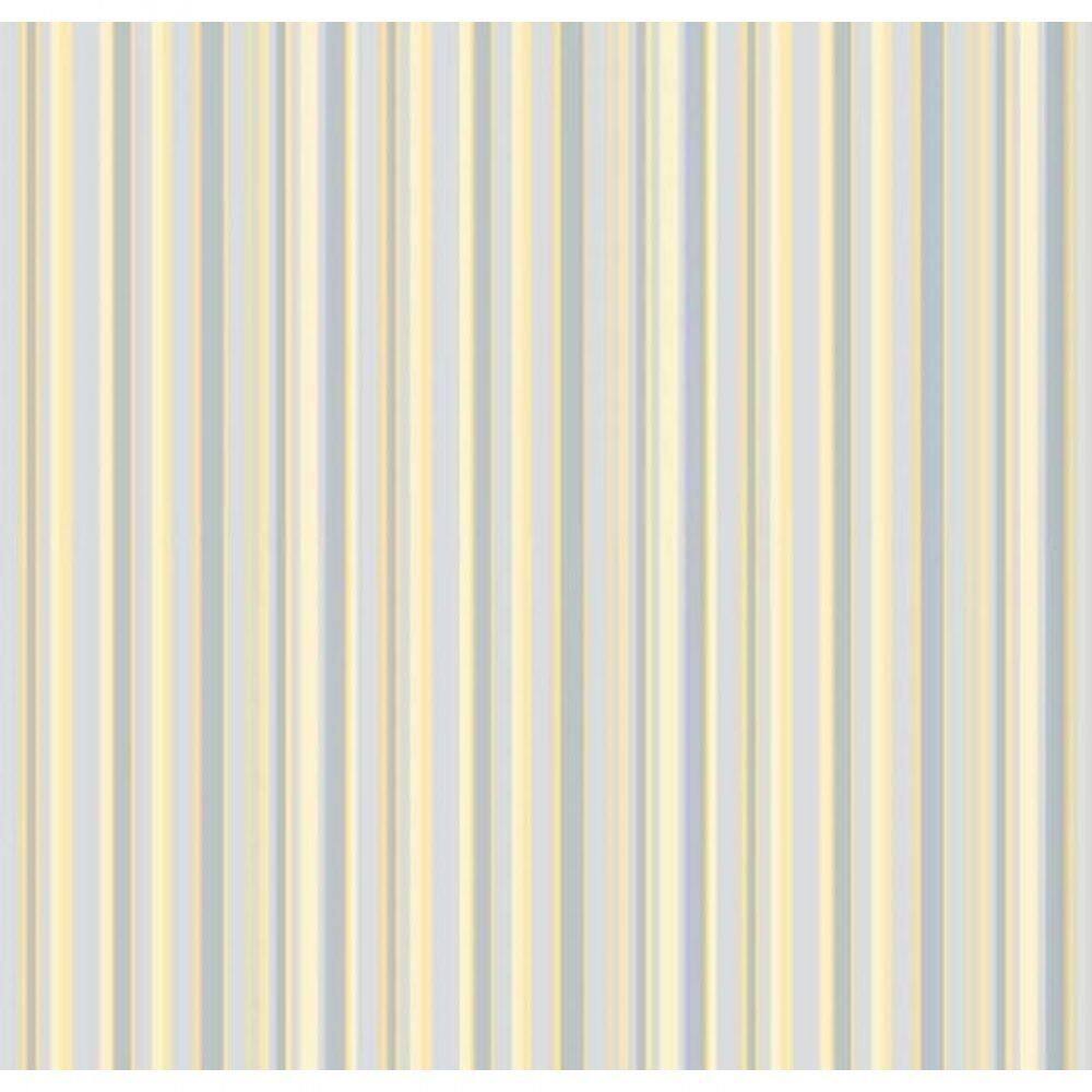 Papel De Parede Safari Friends Listrado Amarelo Sf6214