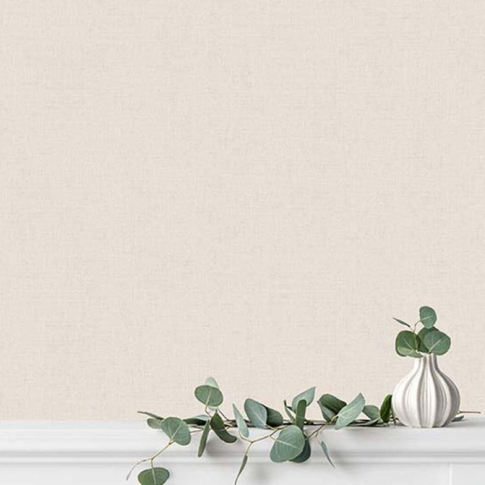 Papel De Parede Lille Aspecto Têxtil Bege 55139