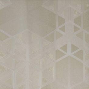 Papel De Parede Metropolis 3 Geométrico Bege Mt300802r