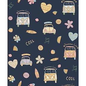 Papel De Parede Pure Kids Teens Hippie Kt68438 Tam. 4m² Papel De Parede Pure Kids & Teens Hippie Kt68438