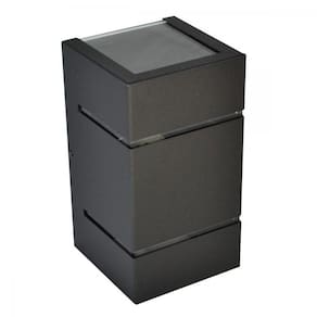 Kit Arandela 2 Focos E Frisos Preta il1803 + Lâmpada G9
