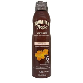 Hawaiian Tropic Spray Aceite Seco Fps6 - Protetor Solar 170g