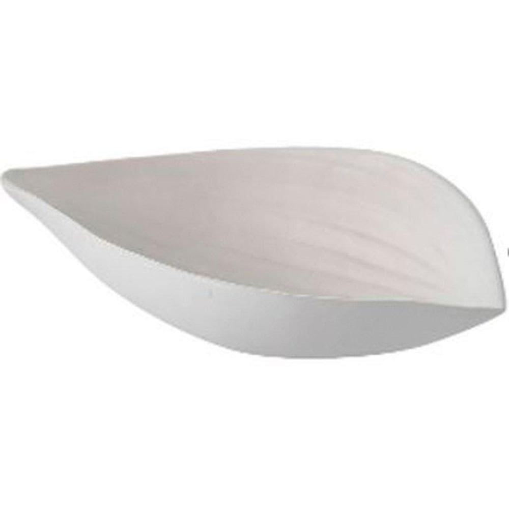 Objeto Decoração Shell Branco 19X4X11Cm Cerâmica