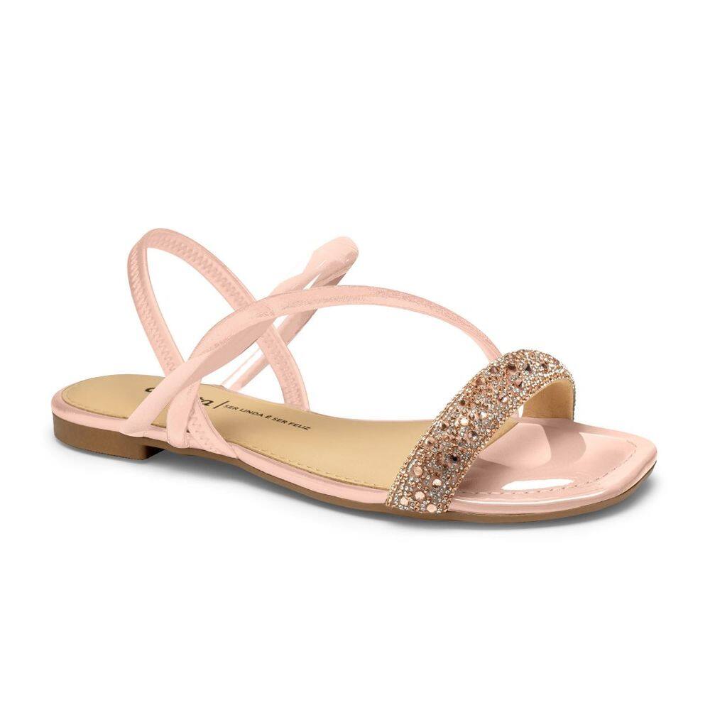 Sandália Feminina Dakota Rasteira Tiras Trançadas