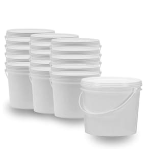 Balde 1.8 Litros Branco Para Lembrancinha 15 Pçs